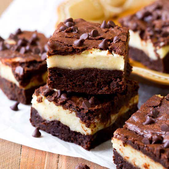 Mocha Cheesecake Brownies