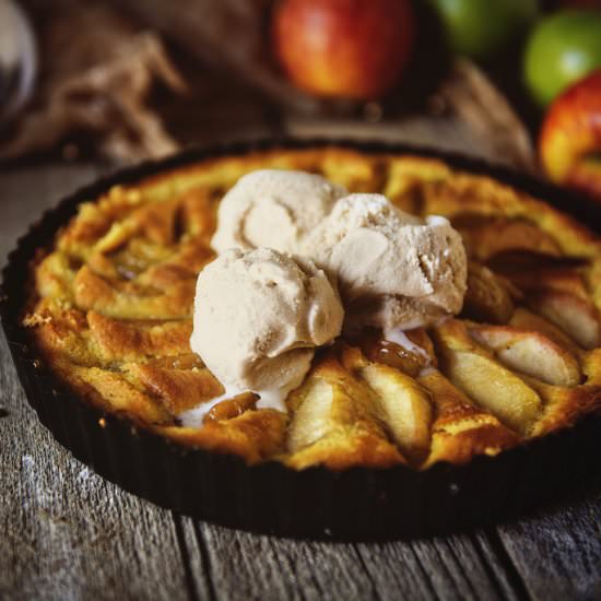 Apple & Browned Butter Custard Tart