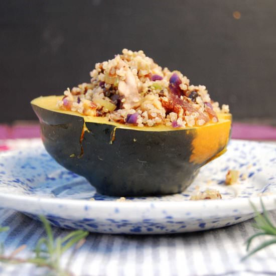 Quinoa Stuffed Acorn Squash