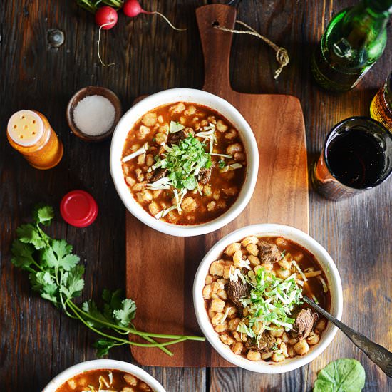 Red Beef Pozole