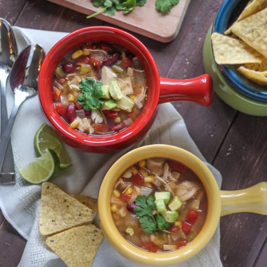 Turkey Taco Soup