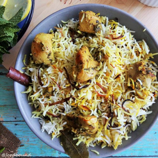 Hyderabadi Chicken Biryani