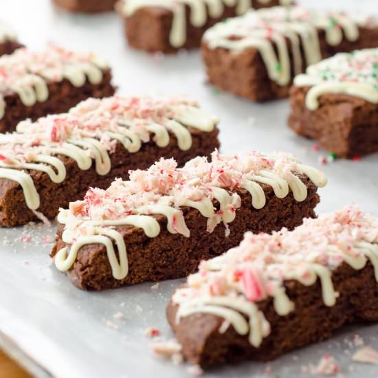 chocolate peppermint biscotti
