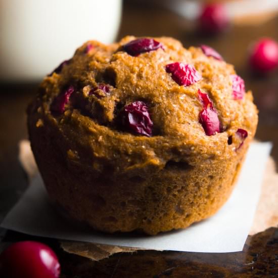 Cranberry Pumpkin Muffins