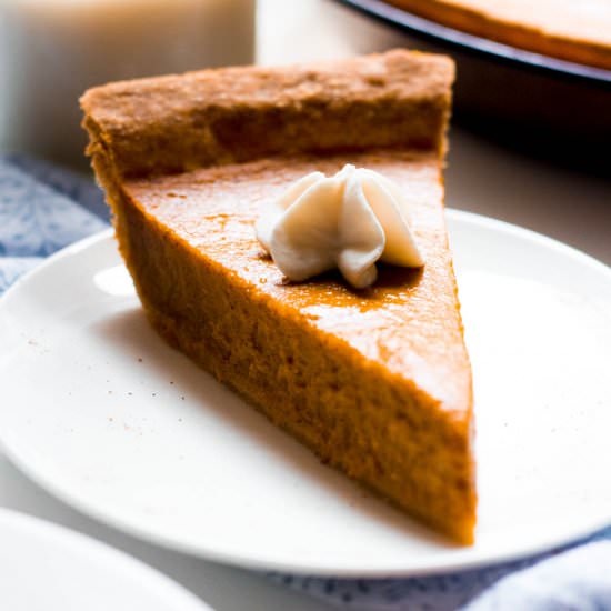 Best Healthy Pumpkin Pie