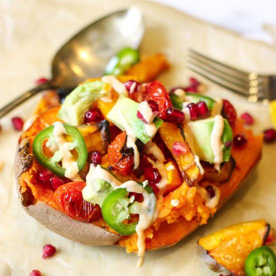 Stuffed Sweet Potatoes