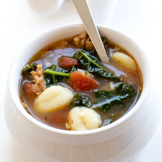 Easy Italian Gnocchi Soup