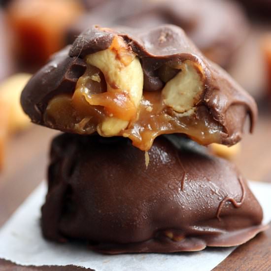 Caramel Cashew Clusters