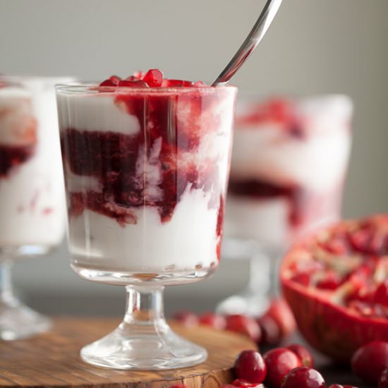 Cranberry Pomegranate Fool