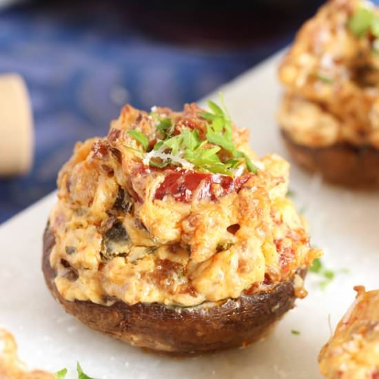 Sausage Stuffed Mushrooms
