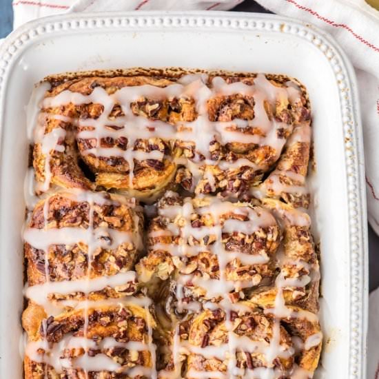 Cinnamon Roll French Toast Bake