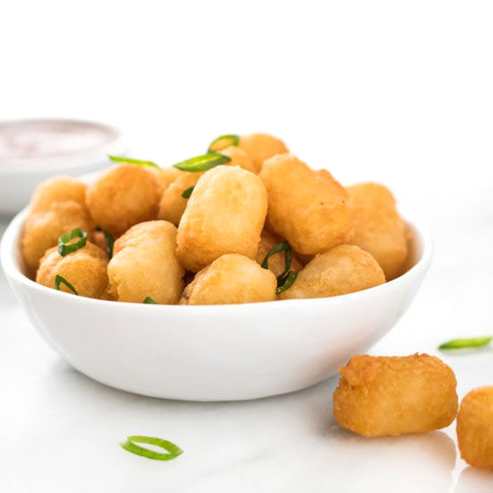 Homemade Garlic Tater Tots