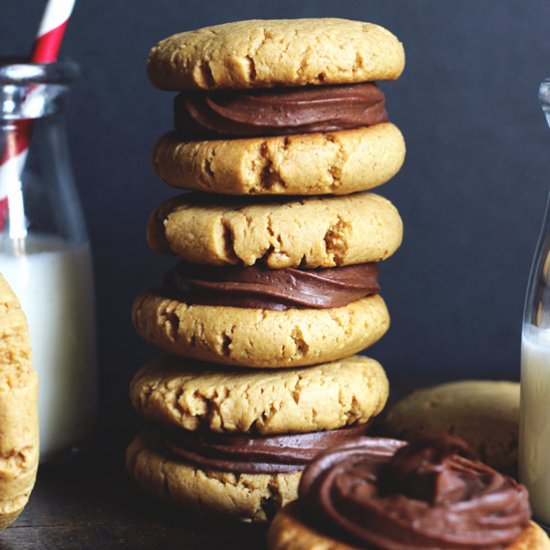 Chocolate Peanut Butter Cookies