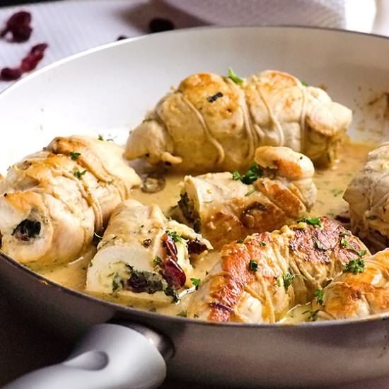 Stuffed Chicken with Brie