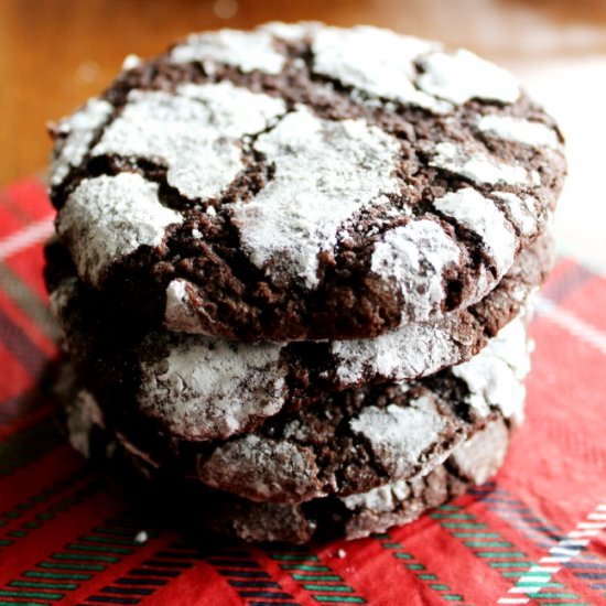 Chocolate Crinkle Cookies