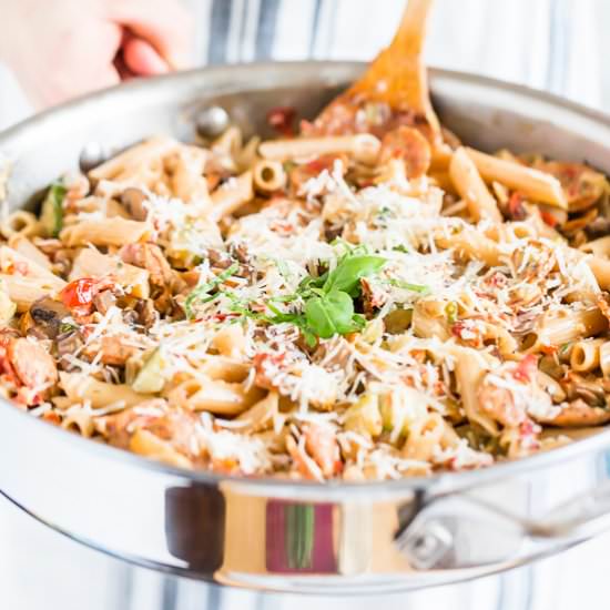 Creamy Tuscan Pasta