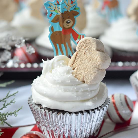 Chocolate Marshmallow Cupcakes