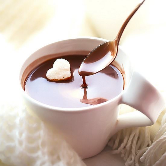 Thick and Creamy Nutella Hot Chocolate