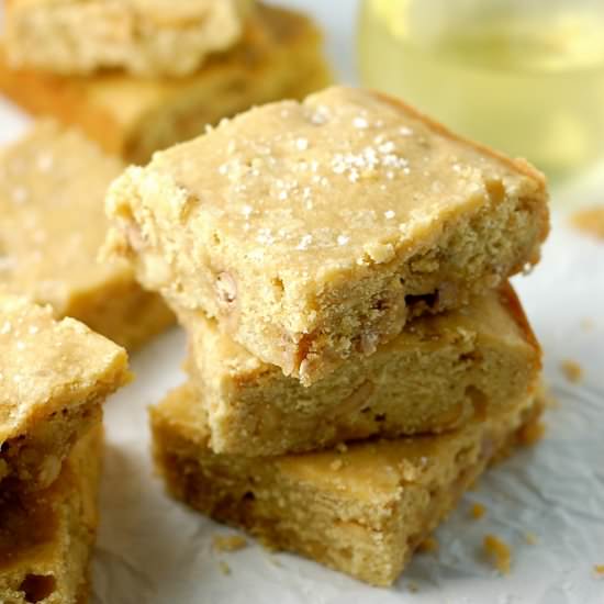 Chardonnay Butterscotch Blondies