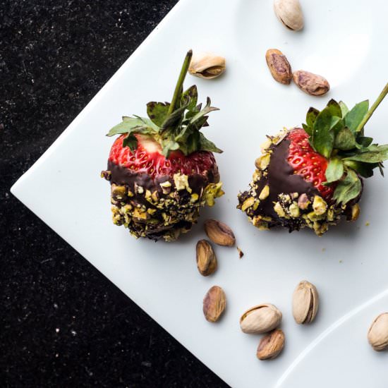 Dark Chocolate Dipped Strawberries
