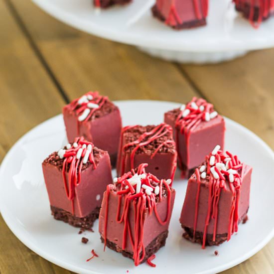 Red Velvet Fudge