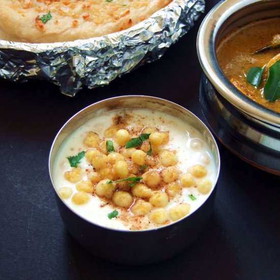 Boondi Raita (Chick Pea Crisp)