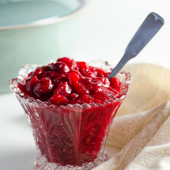 Orange Cinnamon Cranberry Sauce