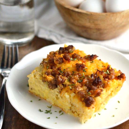 Overnight Hash Brown Casserole