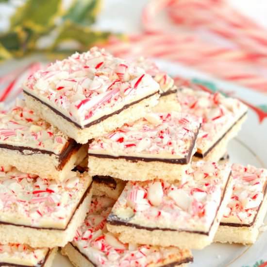 Peppermint Bark Shortbread