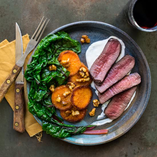 Venison with Horseradish Cream
