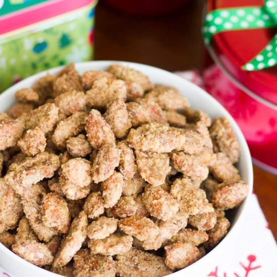 Gingerbread Spiced Nuts