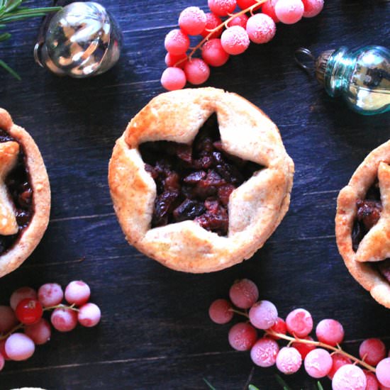 Black Grape and Walnut Mince Pies