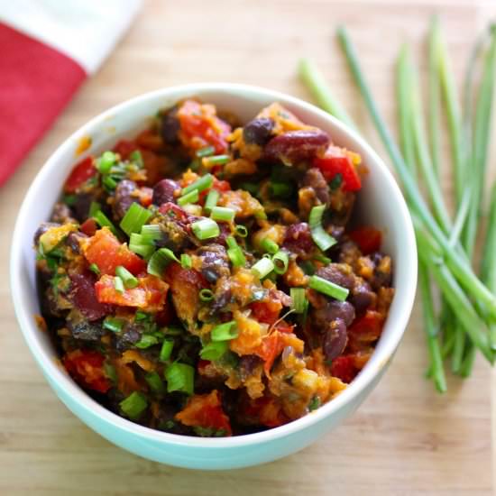 Sweet Potato and Bean Salad