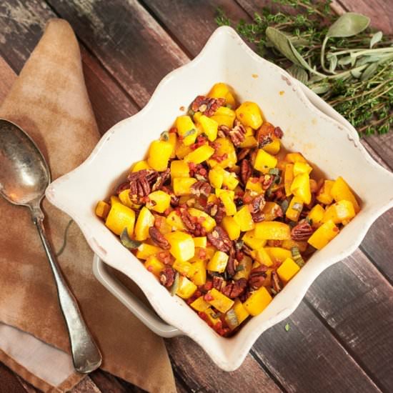 Maple Cayenne Butternut Squash