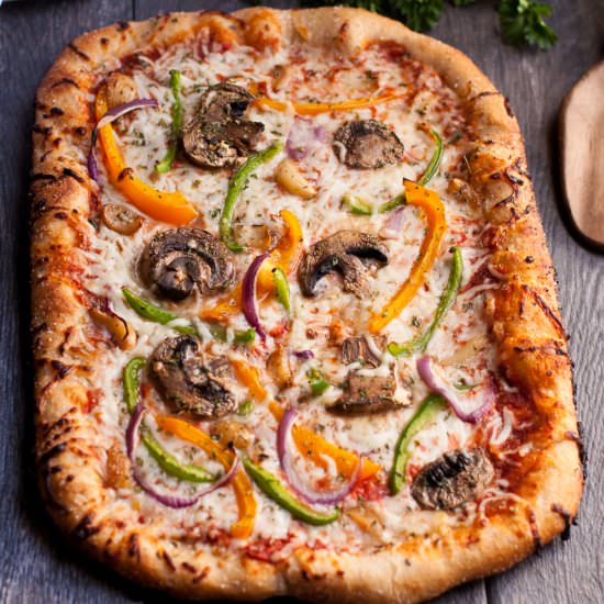 Indian Style Veggie Pizza
