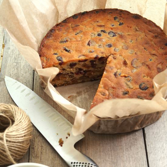 Moist Christmas Fruit Cake
