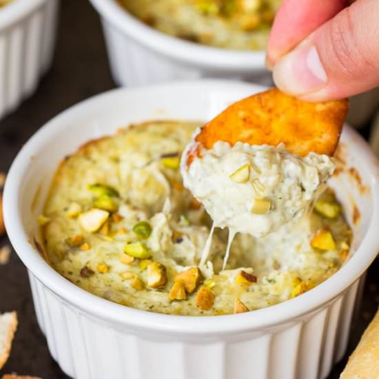 Pesto Artichoke Dip