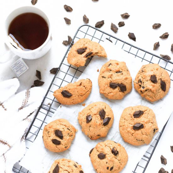 Almond Coconut Chocolate Cookies