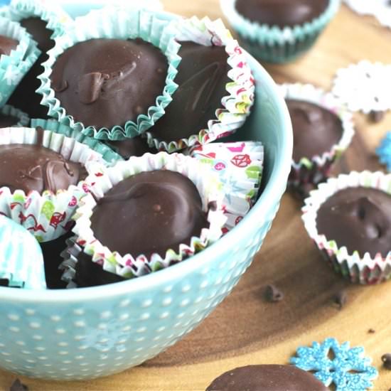 Chocolate Cookie Dough Cups