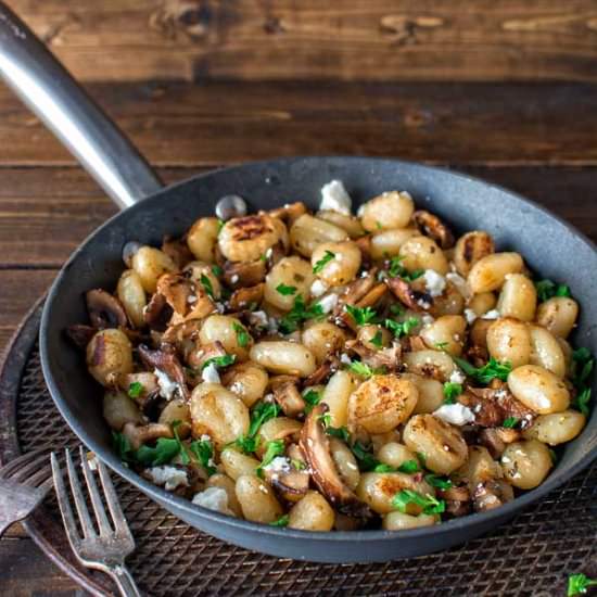 Potato Gnocchi with Mushrooms