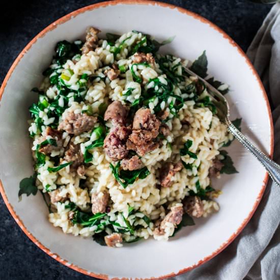Italian Sausage Risotto