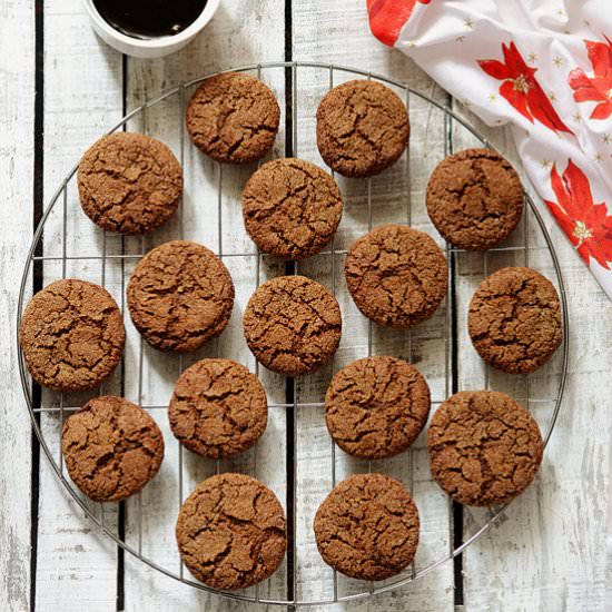 Soft and Chewy Molasses Cookies