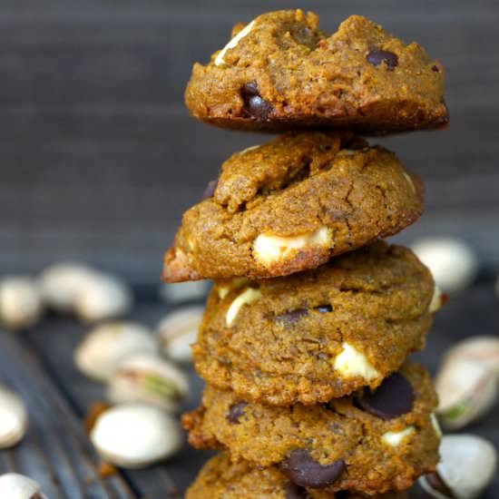 Pistachio Chocolate Chip Cookies
