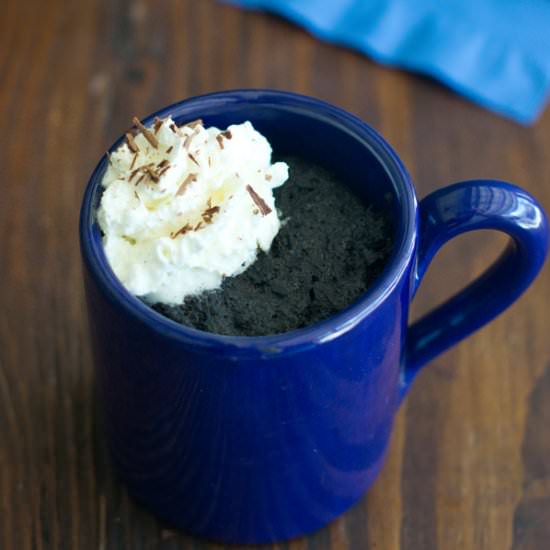 Microwave Hot Cocoa Mug Cake