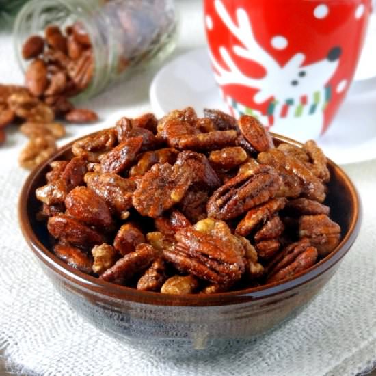 Easy Spiced Nuts