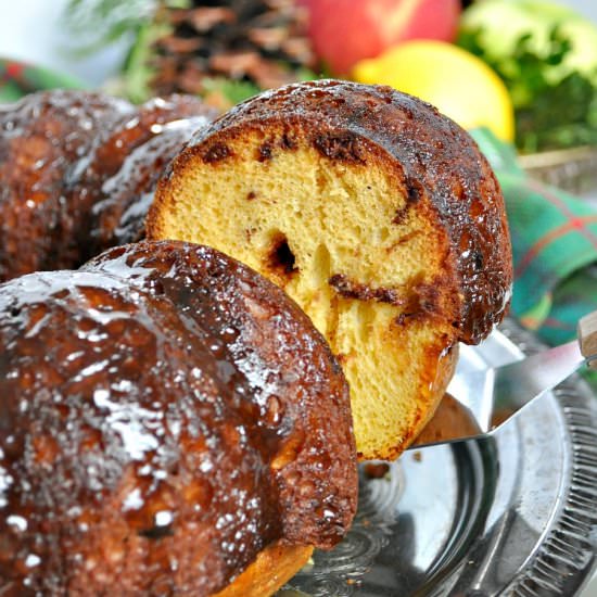 Chocolate Chunk Rum Cake
