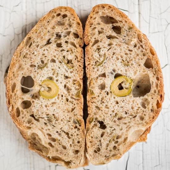 Olive and Tarragon Bread