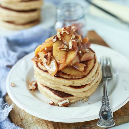 Fluffy Whole Wheat Pancakes