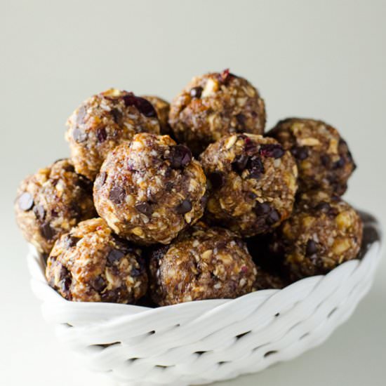 Hazelnut Cranberry Energy Bites