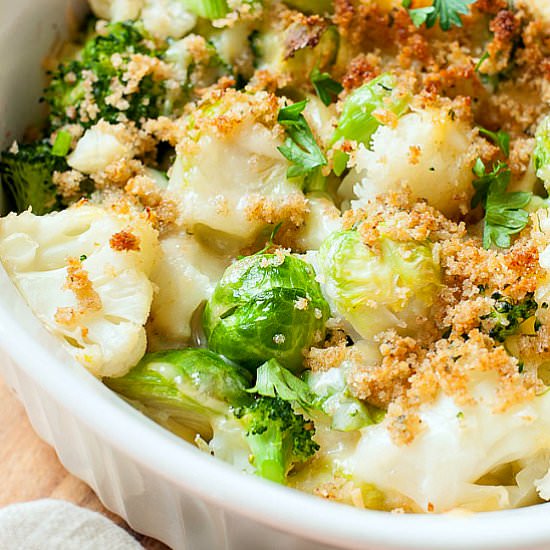Epic Winter Veggie au Gratin